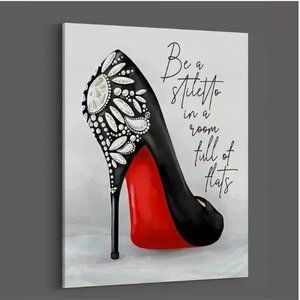 STILETTO CANVAS PRINT